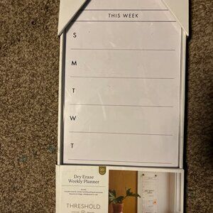 Threshold dry, erase weekly planner